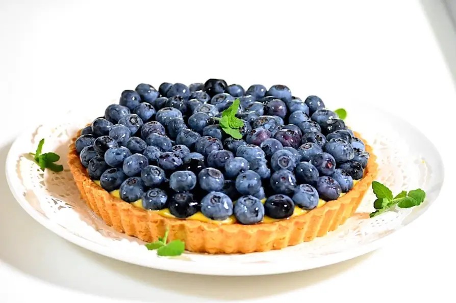Frozen blue berry