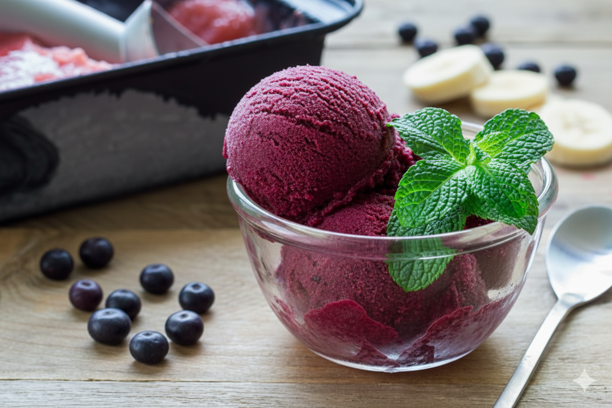 冷凍アサイーソルベ　バナナブレンド